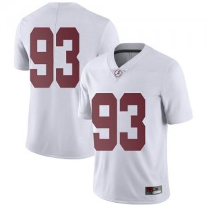 Men's Alabama Crimson Tide #93 Tripp Slyman White Limited NCAA College Football Jersey 2403AFGG7